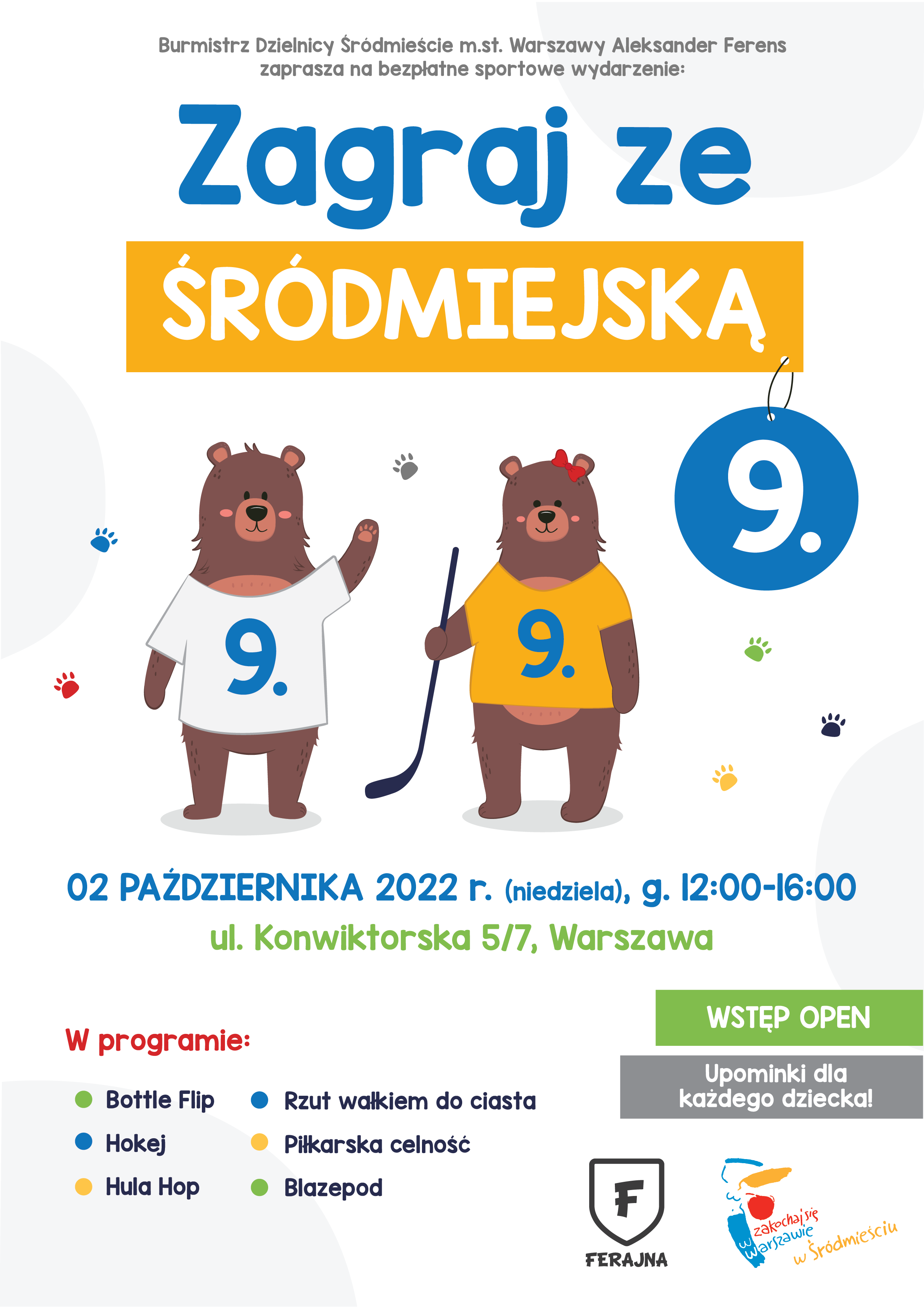 Plakat Zagraj ze Śródmiejską 9