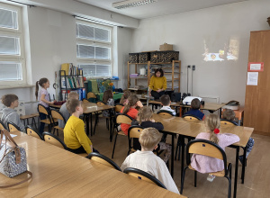 Klasa 1b - zajęcia edukacyjne w MDK Muranów