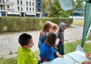 uczniowie podczas ekojarmarku_1