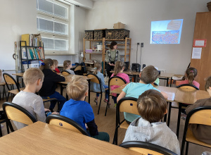 Klasa 1b - zajęcia edukacyjne w MDK Muranów