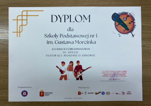 dyplom festiwalu