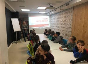 Klasa 3b w Domu Spotkań z Historią