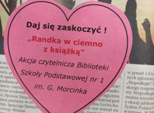 Walentynki w bibliotece - Randka w ciemno z książką:)