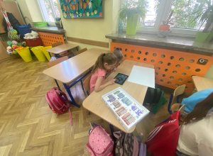 Warsztaty robotyczne w klasie 2b