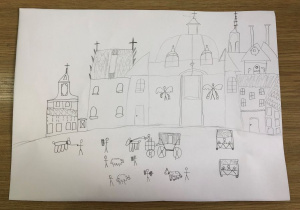 praca inspirowana obrazami Canaletto 1