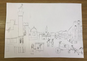 praca inspirowana obrazami Canaletto 5