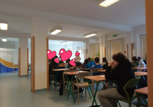 uczniowie podczas wizyty w szkole gastronomicznej_2