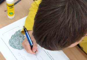 dzieci podczas realizacji projektu Drzewa 14
