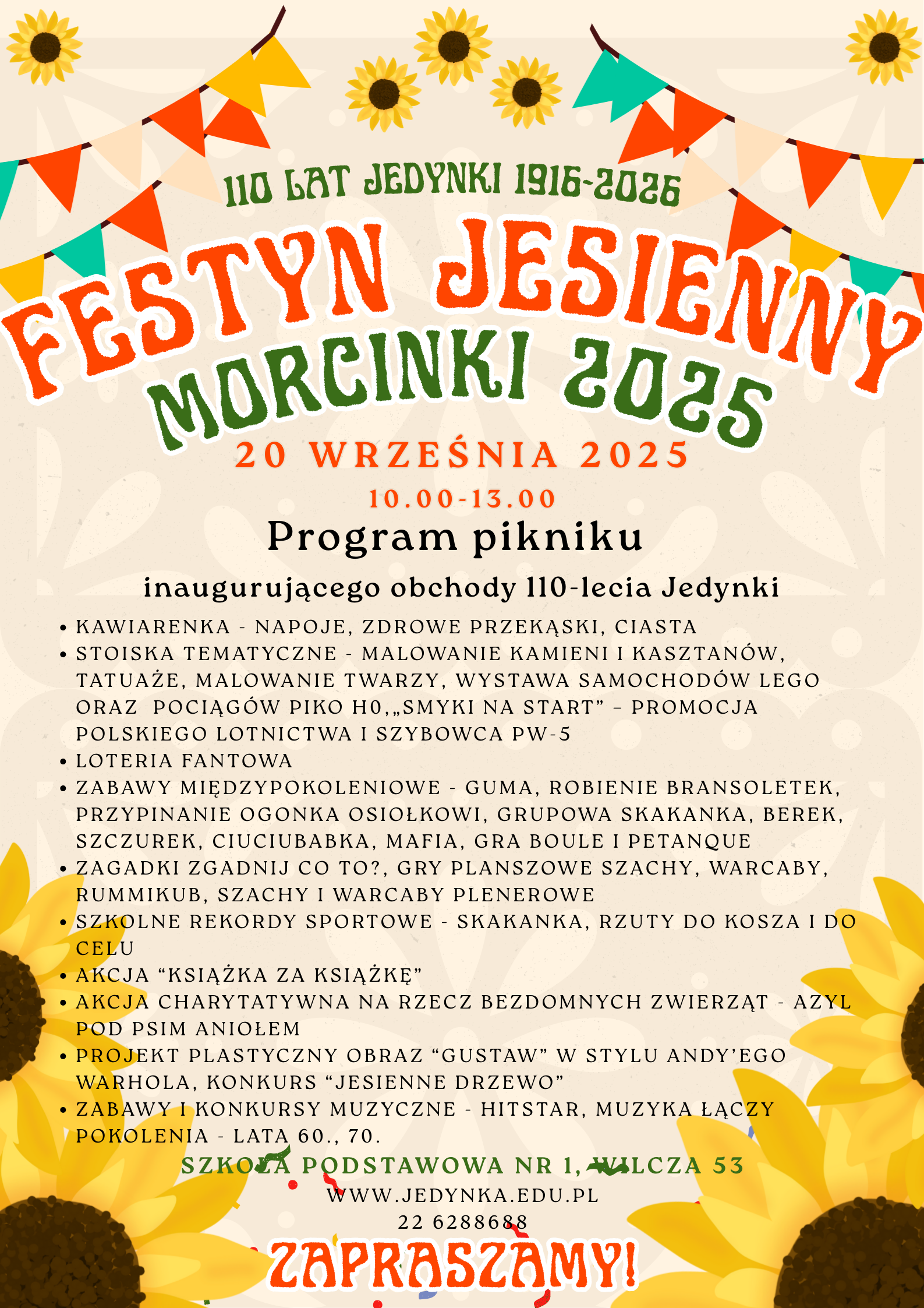 Plakat na festyn