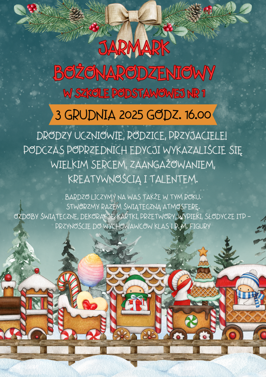 plakat Jarmark Bożonarodzeniowy