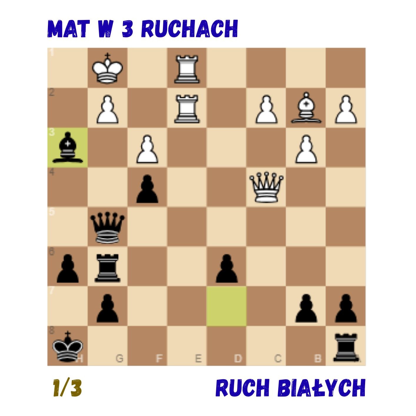 zadanie szachowe poziom 3
