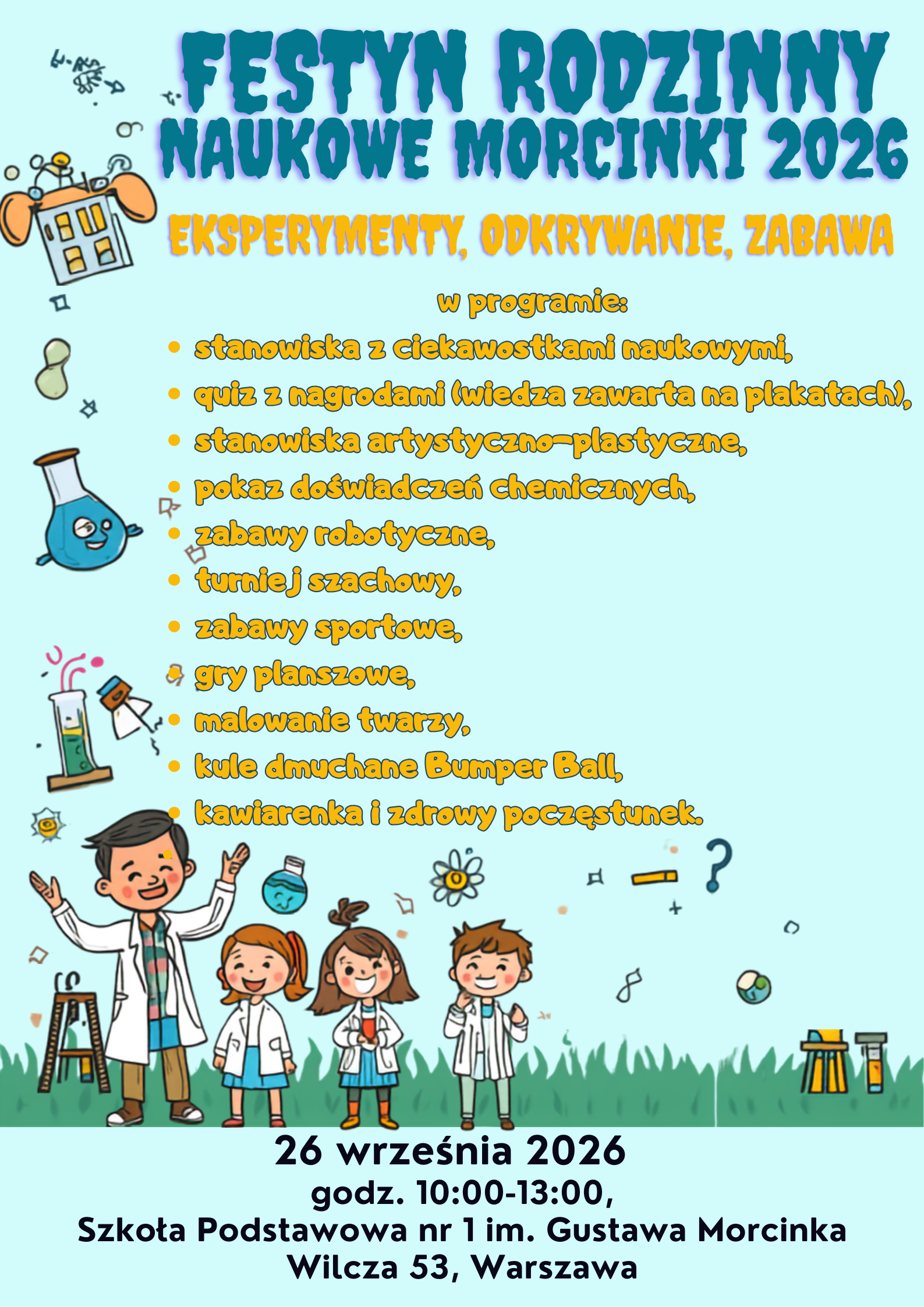 plakat na festyn rodzinny