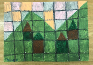 praca inspirowana twórczością Paula Klee 1