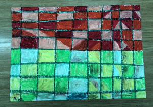 praca inspirowana twórczością Paula Klee 2