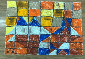 praca inspirowana twórczością Paula Klee 6