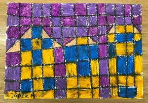 praca inspirowana twórczością Paula Klee 7