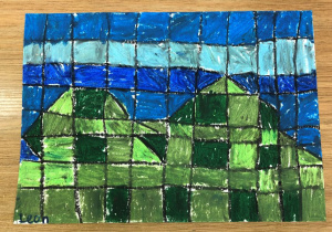 praca inspirowana twórczością Paula Klee 15