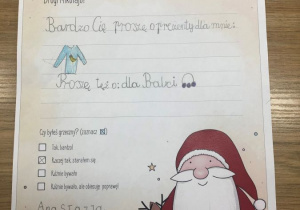 list do Świętego Mikołaja 4