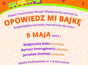 Warsztaty improwizacji muzycznej "Opowiedz mi bajkę..."