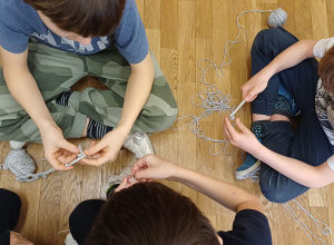 Szydełkowanie w świetlicy