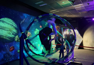 uczniowie podczas warsztatów w Kosmoparku_8