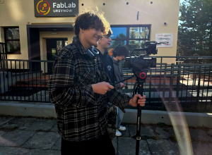 klasa VIIa na warsztatach "Kamera Akcja!"