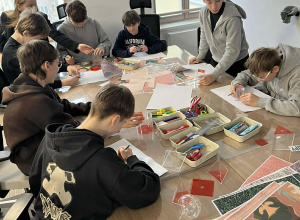 Klasa 7a odkrywa trzeci wymiar!